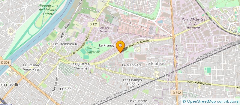 localisation de l'entreprise MADAME SONIA DACKAM LUNCKWEY  SARTROUVILLE