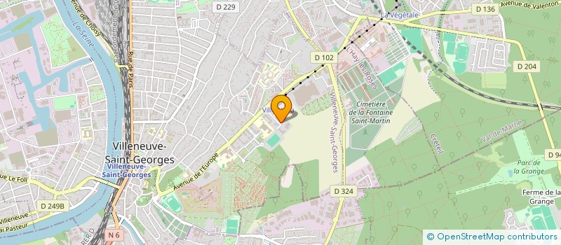 localisation de l'entreprise MADAME SONIA DACOURY  VILLENEUVE-SAINT-GEORGES