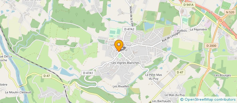 localisation de l'entreprise MADAME SONIA DEGUET  VERNEUIL-SUR-VIENNE