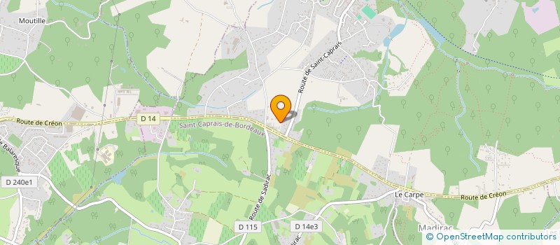 localisation de l'entreprise MADAME SONIA DELAUNAY  SADIRAC