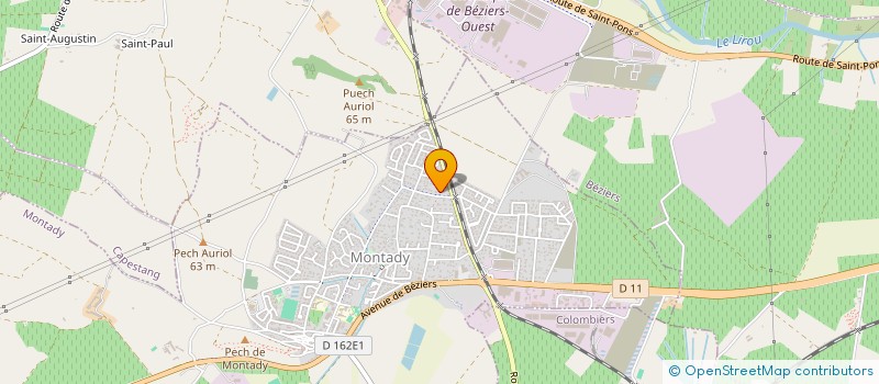 localisation de l'entreprise MADAME SONIA DELAVEAU à COLOMBIERS