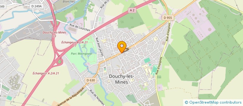 localisation de l'entreprise MADAME SONIA DELGRANGE à DOUCHY-LES-MINES
