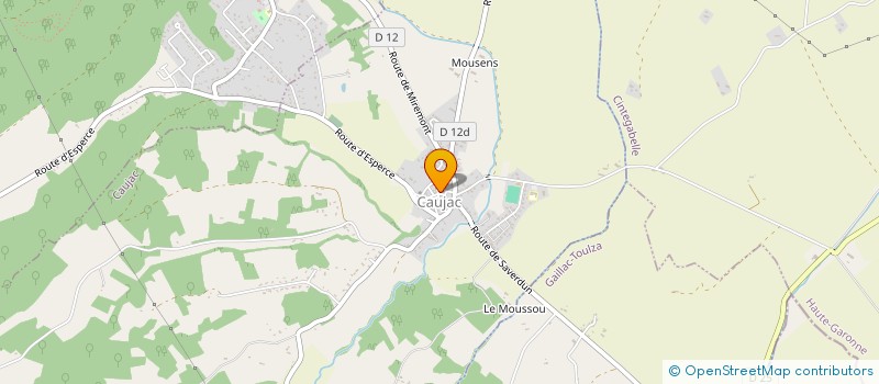 localisation de l'entreprise MADAME SONIA DELL'UNTO  CAUJAC