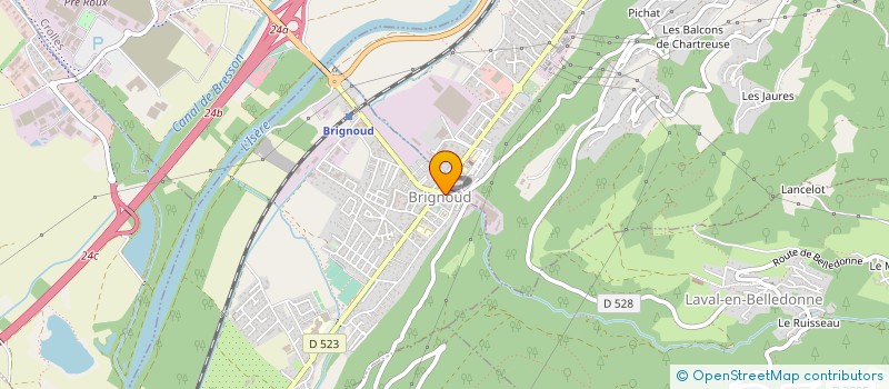 localisation de l'entreprise MADAME SONIA DELPINO  VILLARD-BONNOT