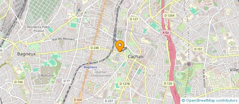 localisation de l'entreprise MADAME SONIA DEMICHELIS à CACHAN