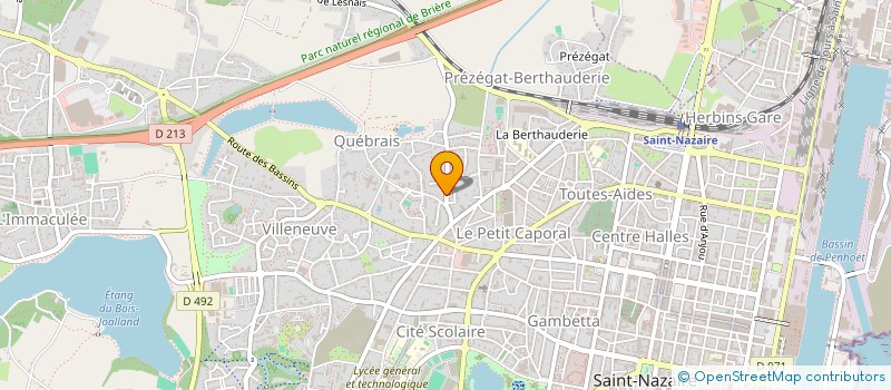 localisation de l'entreprise MADAME SONIA DENECKER à SAINT-NAZAIRE