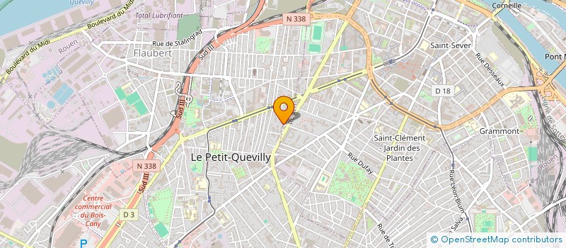 localisation de l'entreprise MADAME SONIA DERMEL  LE PETIT-QUEVILLY