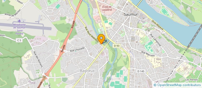 localisation de l'entreprise MADAME SONIA DEROUET  SAUMUR