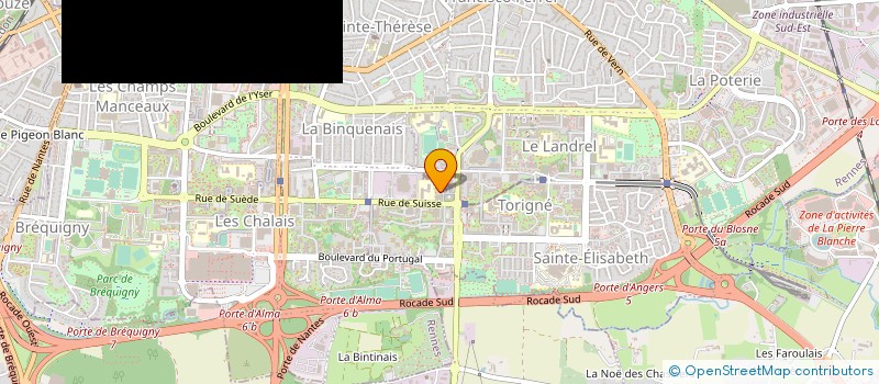 localisation de l'entreprise MADAME SONIA DERVAL  ROSNOEN