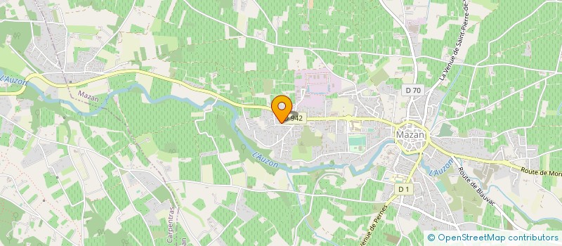 localisation de l'entreprise MADAME SONIA DESCHAMPS  MAZAN