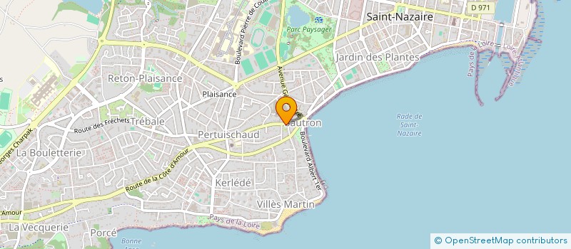 localisation de l'entreprise MADAME SONIA DESLANDES  SAINT-NAZAIRE