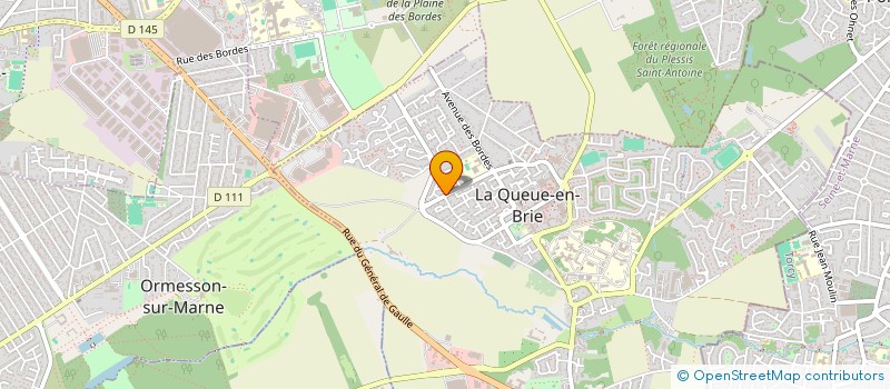 localisation de l'entreprise MADAME SONIA DEVARIEUX  LA QUEUE-EN-BRIE