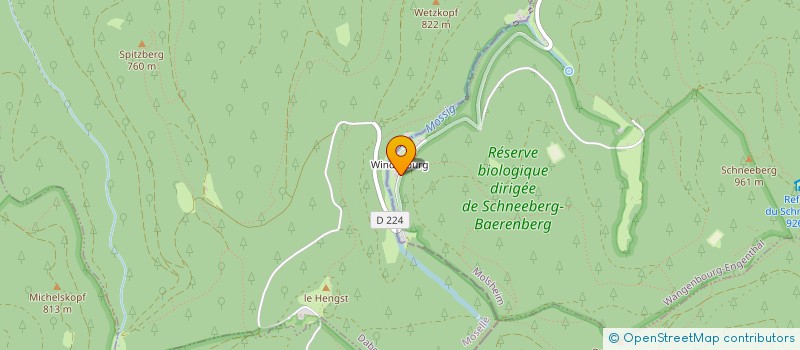 localisation de l'entreprise MADAME SONIA DIEDA  WANGENBOURG-ENGENTHAL