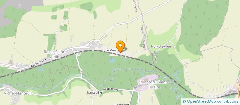 localisation de l'entreprise MADAME SONIA DIERICKX  ROZET-SAINT-ALBIN