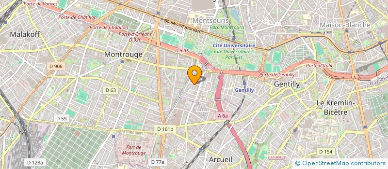 localisation de l'entreprise MADAME SONIA DJEMILI  GENTILLY