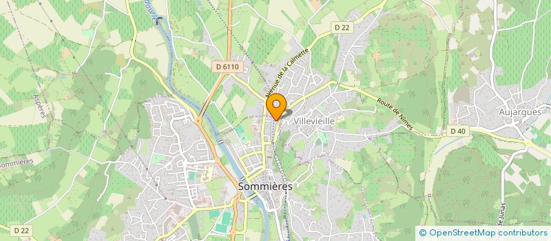 localisation de l'entreprise MADAME SONIA DJEZZAR  SOMMIERES