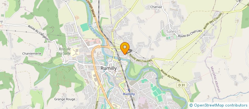 localisation de l'entreprise MADAME SONIA DOCCINI  RUMILLY