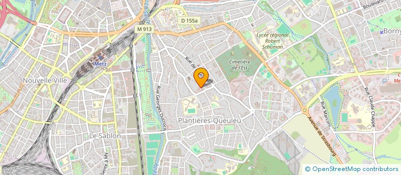 localisation de l'entreprise MADAME SONIA DONNER  METZ