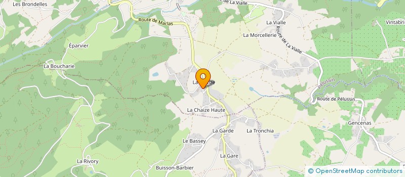 localisation de l'entreprise MADAME SONIA DOREL  PELUSSIN