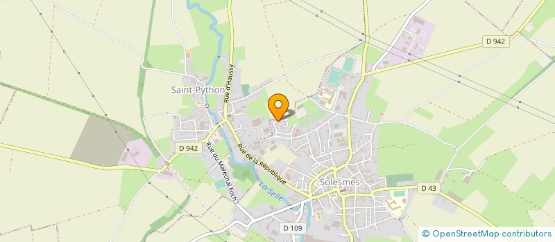 localisation de l'entreprise MADAME SONIA DRAUX à SOLESMES