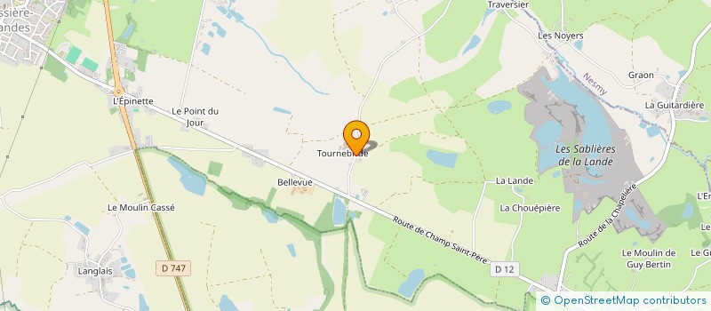 localisation de l'entreprise MADAME SONIA DRAVIGNY à LA BOISSIERE-DES-LANDES