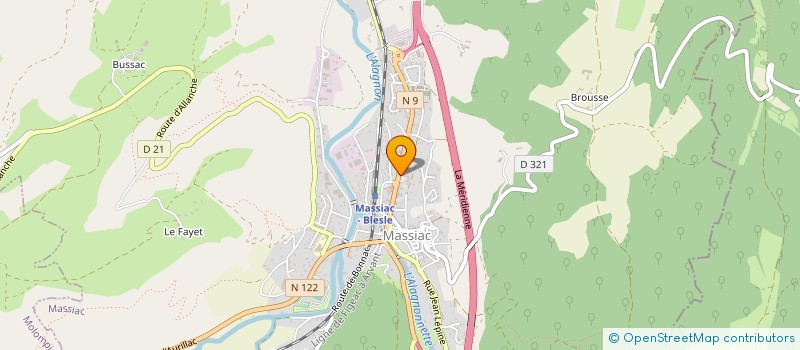 localisation de l'entreprise MADAME SONIA DUBOST à MASSIAC