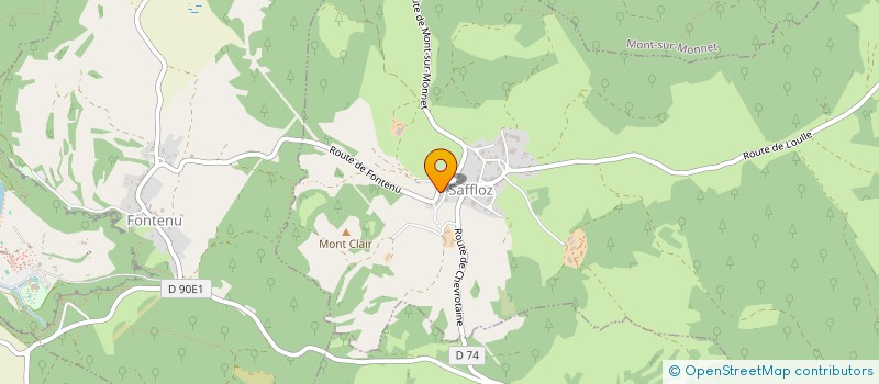 localisation de l'entreprise MADAME SONIA DUCCESCHI  SAFFLOZ