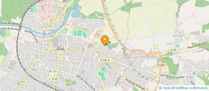 localisation de l'entreprise MADAME SONIA DUCHESNE  DAX