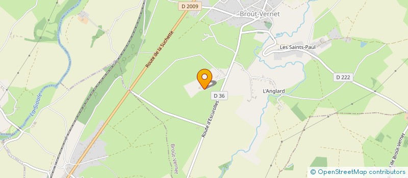 localisation de l'entreprise MADAME SONIA DUMONTEIL  BROUT-VERNET