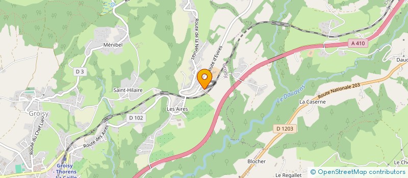 localisation de l'entreprise MADAME SONIA DURANTET  GROISY