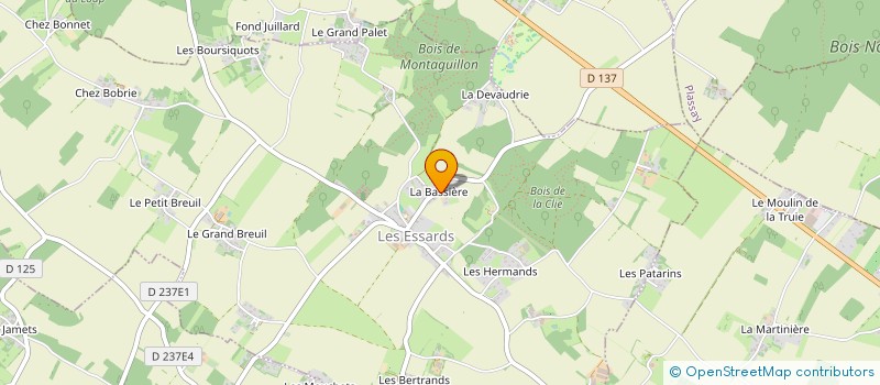 localisation de l'entreprise MADAME SONIA DURET à LES ESSARDS