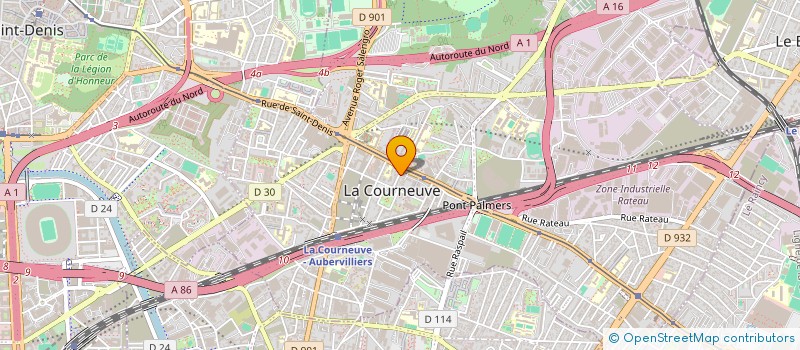 localisation de l'entreprise MADAME SONIA EL HARTI à LA COURNEUVE