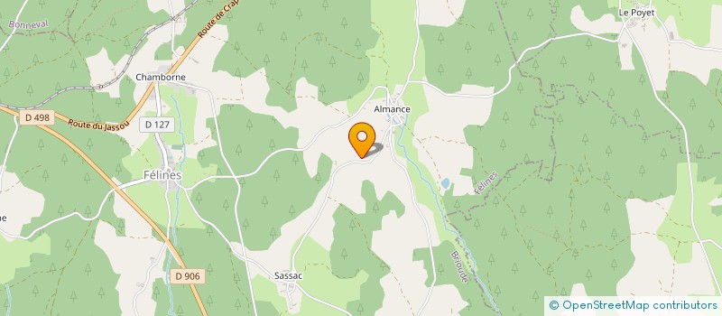 localisation de l'entreprise MADAME SONIA ELIAS  FELINES