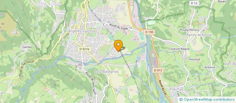 localisation de l'entreprise MADAME SONIA ESPINOZA  ARGELES-GAZOST