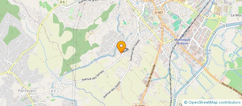 localisation de l'entreprise MADAME SONIA ETIENNE  MANOSQUE
