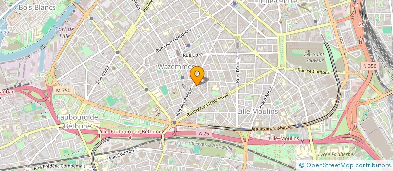 localisation de l'entreprise MADAME SONIA EZIDINE à LILLE