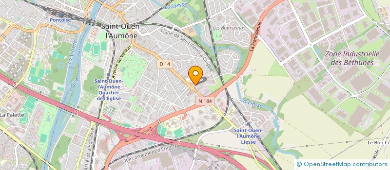 localisation de l'entreprise MADAME SONIA FAHAS à SAINT-OUEN-L'AUMONE