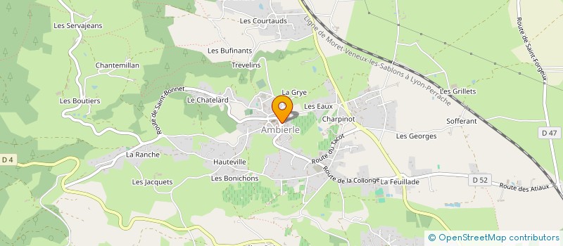 localisation de l'entreprise MADAME SONIA FELIX  AMBIERLE