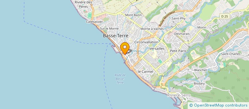 localisation de l'entreprise MADAME SONIA FLACHET à BASSE-TERRE