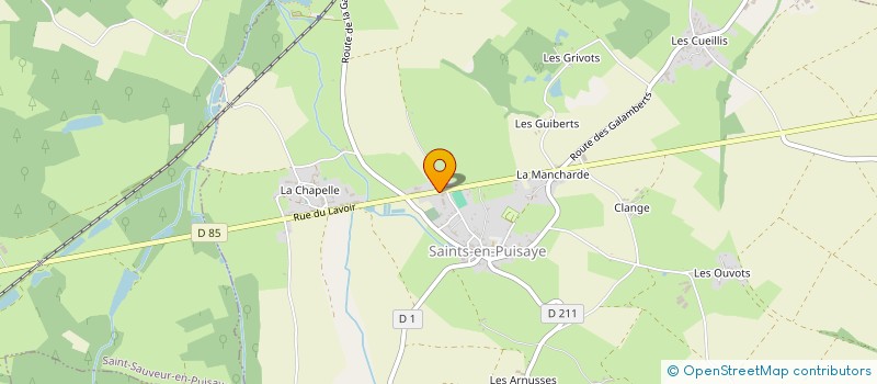 localisation de l'entreprise MADAME SONIA FLEURENCE  SAINTS-EN-PUISAYE