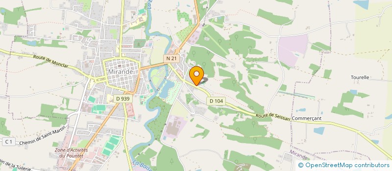 localisation de l'entreprise MADAME SONIA FOSCHI  MIRANDE