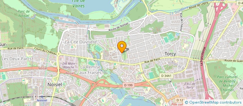 localisation de l'entreprise MADAME SONIA FRADI RUELLAN  SAINT-THIBAULT-DES-VIGNES