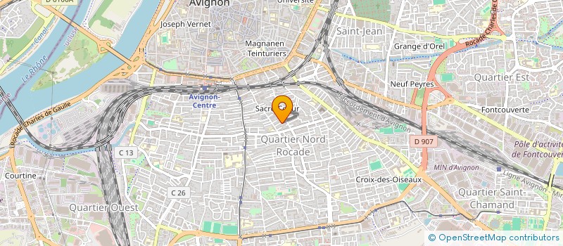 localisation de l'entreprise MADAME SONIA FRANCAIS  AVIGNON