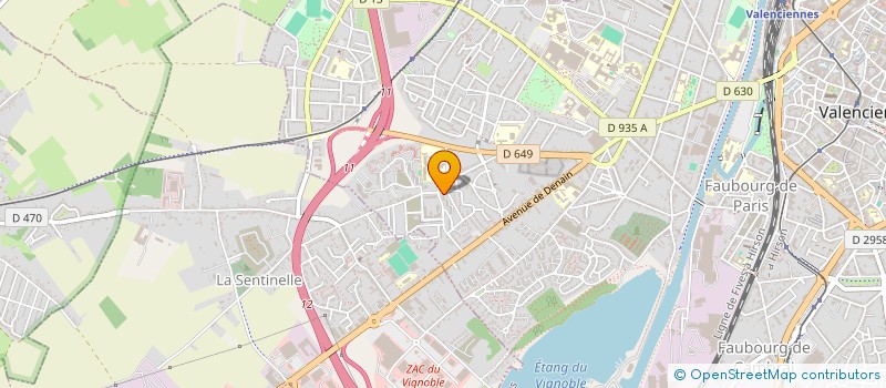localisation de l'entreprise MADAME SONIA FRIGUI à VALENCIENNES