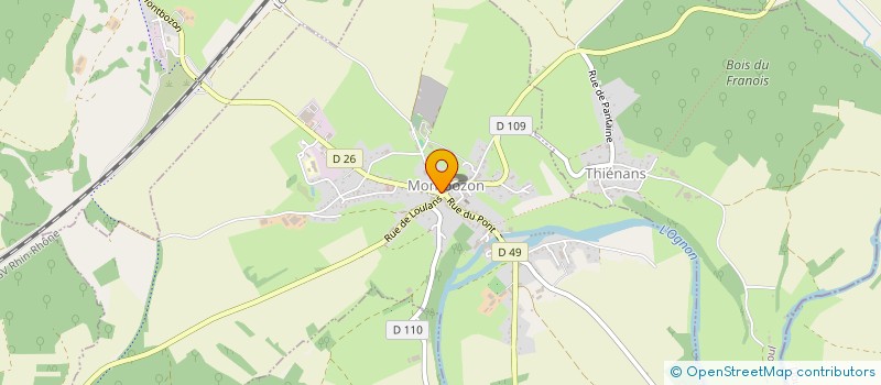 localisation de l'entreprise MADAME SONIA FROEHLY  DAMPIERRE-SUR-LINOTTE