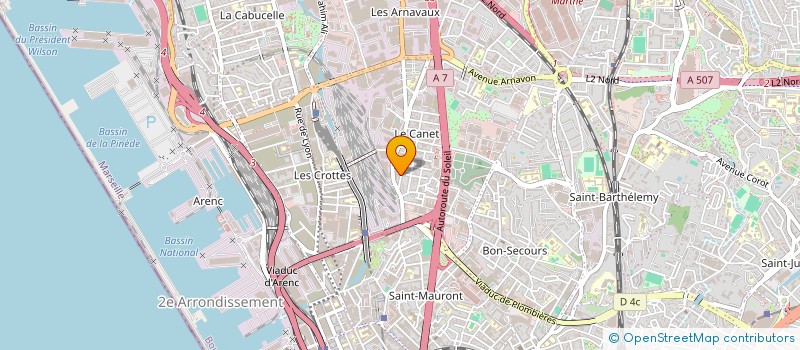 localisation de l'entreprise MADAME SONIA GALIANO à MARSEILLE