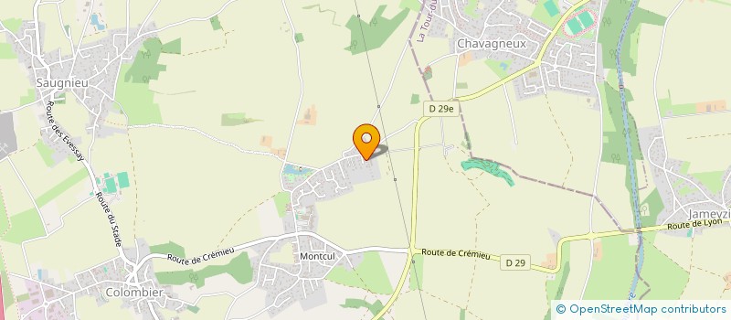 localisation de l'entreprise MADAME SONIA GARCEZ DOS SANTOS  COLOMBIER-SAUGNIEU