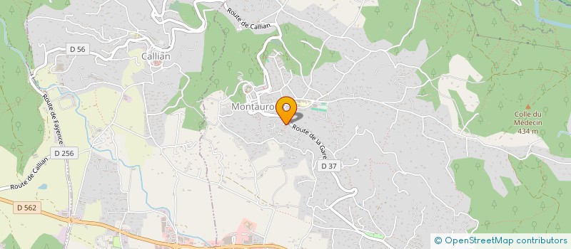 localisation de l'entreprise MADAME SONIA GARCIA  MONTAUROUX