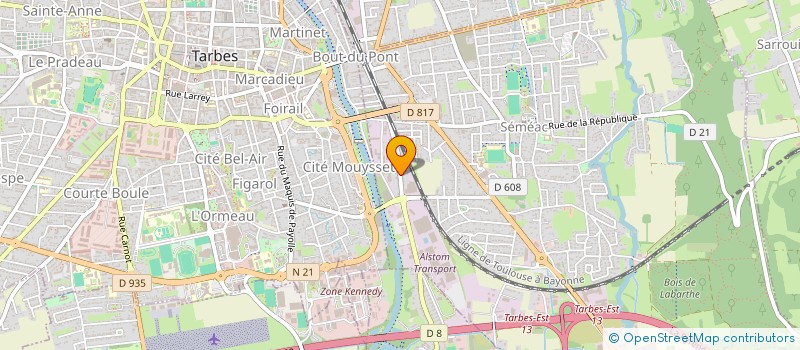 localisation de l'entreprise MADAME SONIA GARDERES  SEMEAC