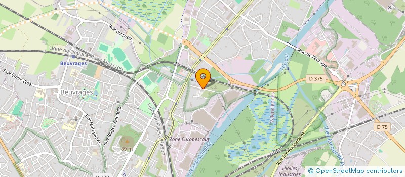 localisation de l'entreprise MADAME SONIA GARIN  BRUAY-SUR-L'ESCAUT